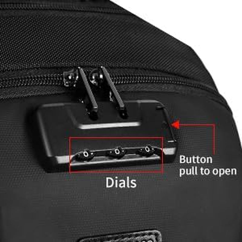 Sling Backpack Sling Bag Crossbody Backpack Shoulder Casual Daypack Rucksack for Men (Black1)