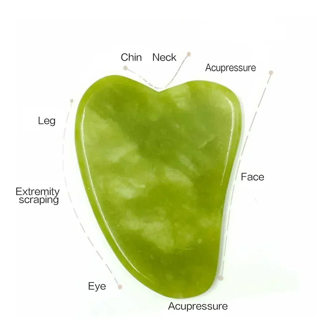Natural Jade Roller & Gua Sha Set – Facial Lifting, Puffiness Reduction & Relaxation Massage Tools