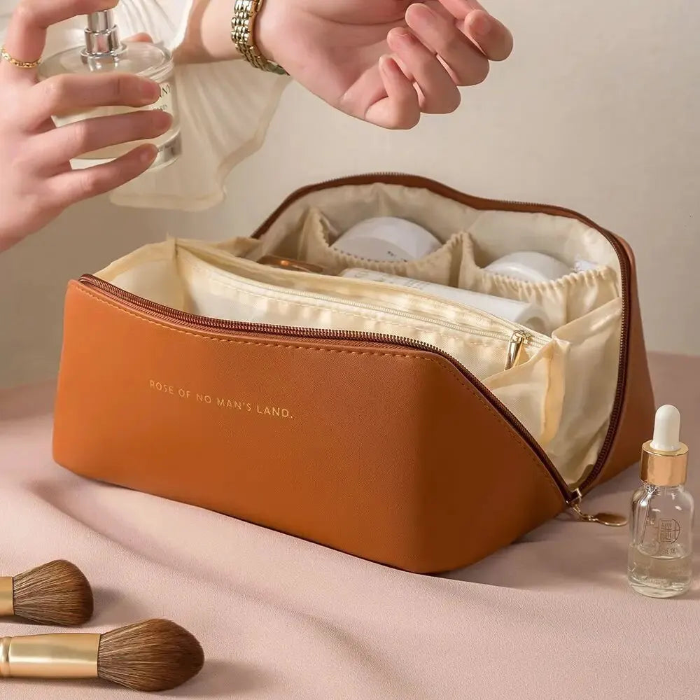 ✨ Luxury Makeup Organizer & Travel Cosmetic Bag