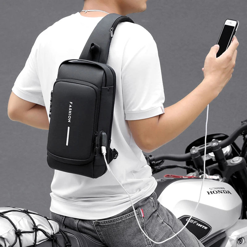 WEIXER- Anti-Theft USB Crossbody Bag