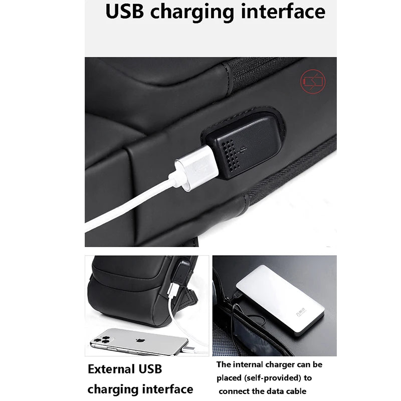 WEIXER- Anti-Theft USB Crossbody Bag