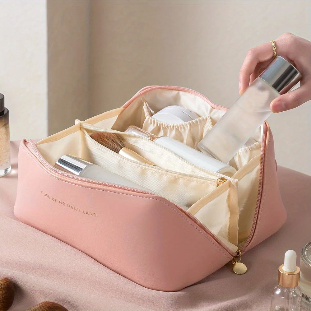 ✨ Luxury Makeup Organizer & Travel Cosmetic Bag