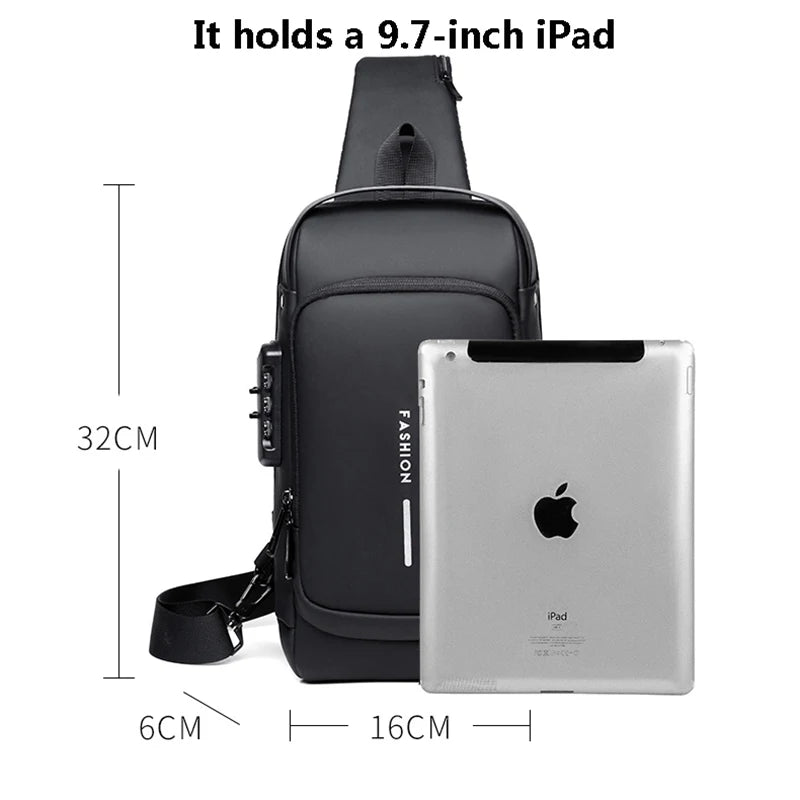 WEIXER- Anti-Theft USB Crossbody Bag