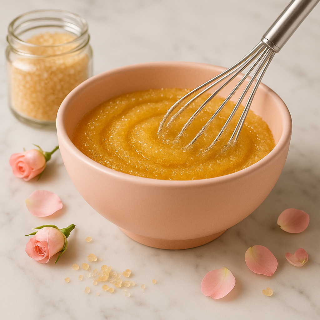 Gold Sugar Scrub- Skin Glow Moisturizing Polish