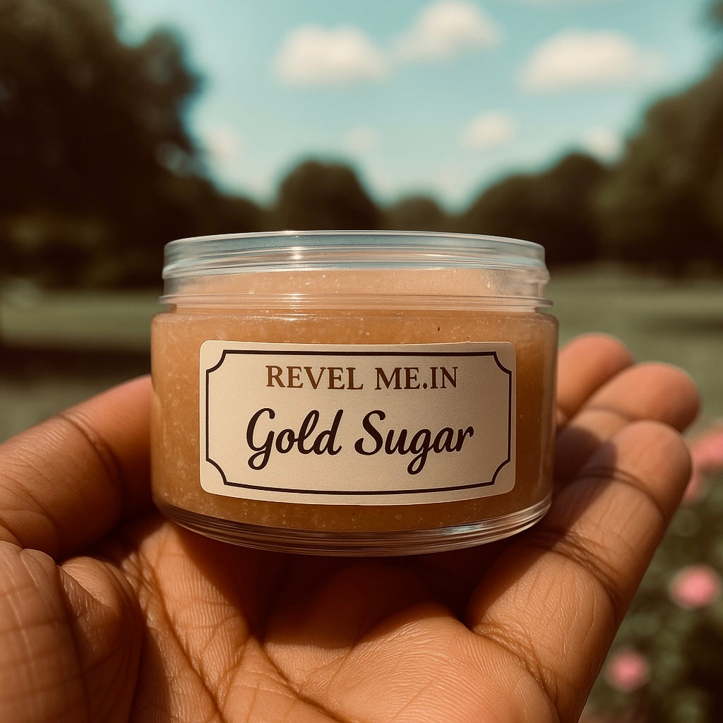 Gold Sugar Scrub- Skin Glow Moisturizing Polish