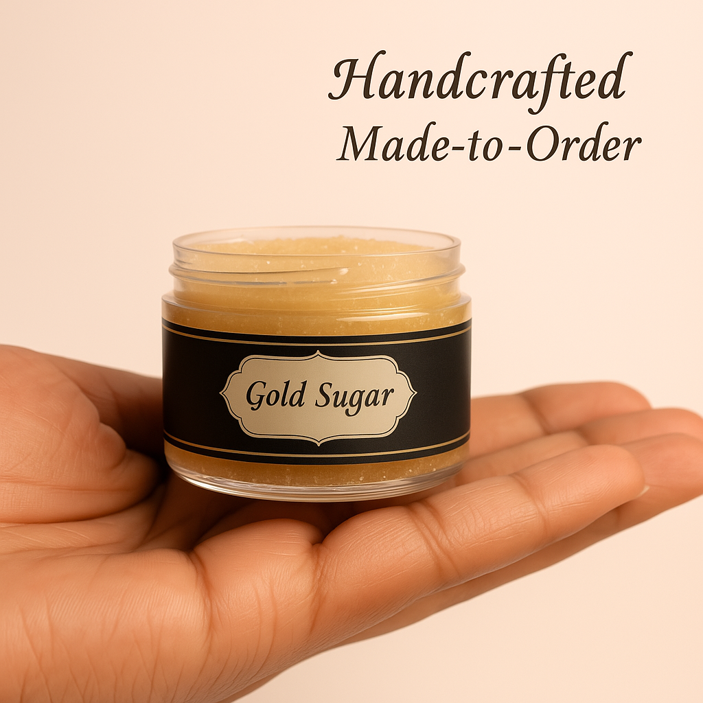 Gold Sugar Scrub- Skin Glow Moisturizing Polish